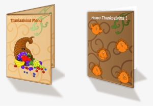 Stylish Thanksgiving Menu, Name Tags And Invitations - Kids Crafts Menu