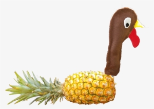 A Pineapple Turkey Is Easy To Create For Thanksgiving