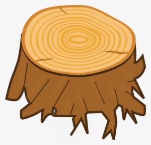 Wood Free Camping Out Theme Bulletin Boards - Tree Stump Clip Art