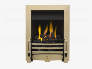 Whitsbury Brass Gas Front Solus Cutout - Dimplex Whitsbury Brass Inset Gas Fire