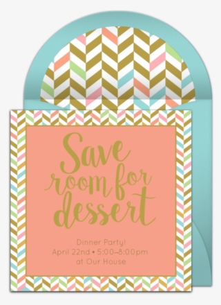 Save Room For Dessert Online Invitation - Mussvital Balsamo Reparador Opiniones