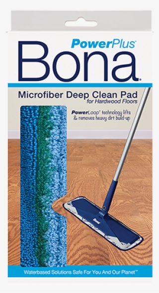 Bona Powerplus® Microfiber Deep Clean Pad Product Shadow - Bona 205149 Hardwood Power Plus Deep Cleaning Pad