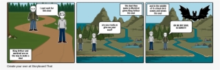 Mordred Gives Arthur His Soul - Cartoon