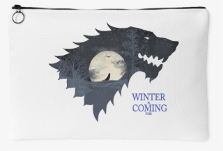 Game Of Thrones Accessory Pouch Stank Winter Is Coming - King In The North Logo