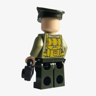 Minifig World War Ii American Normandy Officer - Normandy