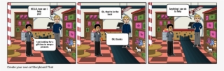 The Search For A Gift Box - Cartoon