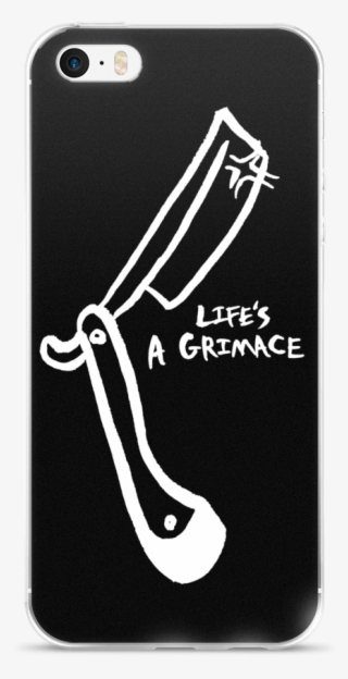 Life's A Grimace Iphone Case, Iphone Case By Horriblenoise - Iphone