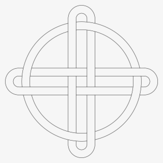 Celtic Knot Circle Transparent - Cross