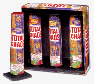 Each Shot Explodes From The Tube With A Mine Effect - Total Chaos Firework