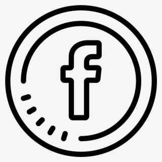 Facebook Circled Icon - Black White Facebook Icon Jpg