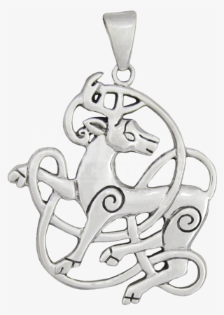 Png Library Download Sterling Silver Knot Stag - Old Norse Stag