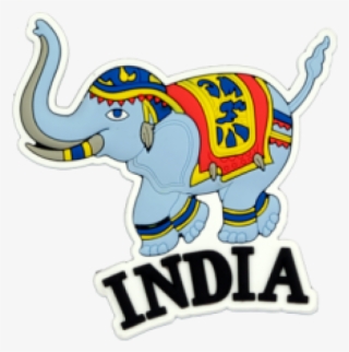 Svg Stock Elephant Festival India Rubber Fridge Magnet - Magnet - Elephant