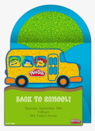 Play-doh Back To School Online Invitation - Play Doh