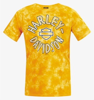 Harley Davidson® Youth Yellow Splash T Shirt •buffalo - Colt 45 Beer Shirt