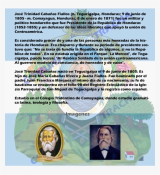 Simbolos Patrios Y Próceres - Jose Trinidad Cabanas