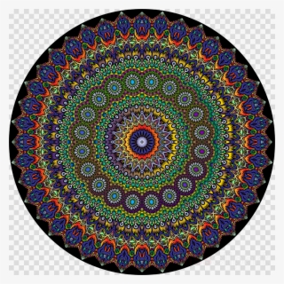 Psychedelic Mandala Png Clipart Mandala Clip Art - Mandala Psychedelic