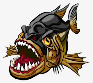 A Few Of Many Vector Bosses, Minions, Trophies And - Cartoon Monster Fish Png