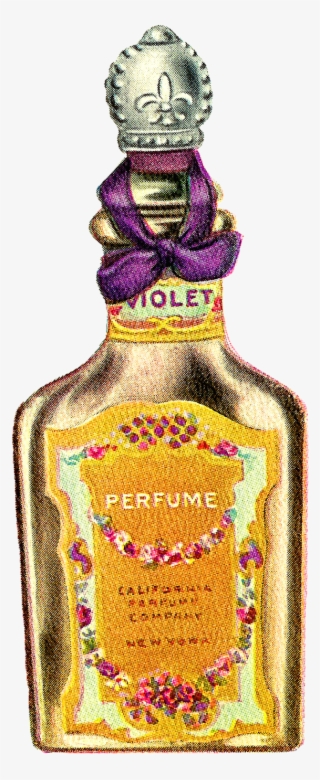 Antique Images Vintage Avon Artwork Digital Beauty - Perfume Bottle Illustration Png