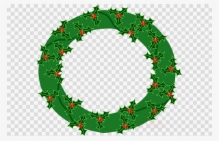 Evergreen Wreath Png Clipart Wreath Christmas Decoration - Cocker Spaniel Oval Ornament
