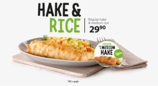 Hake Rice & Onion Rings - Fishaways Good Life Meal