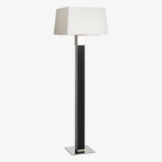 Hardy Floor Lamp In Black Ebony And Polished Nic - Percale