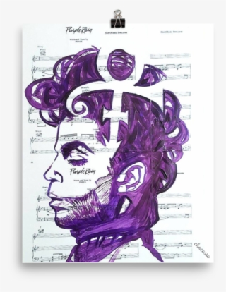 Prince Purple Rain Original Print Poster Size - Prince