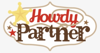 Howdy Partner Scrapbook Title - Howdy Partner Clipart