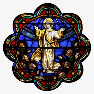 Stjohnsashfield Stainedglass Central Top - Stanied Glass Png