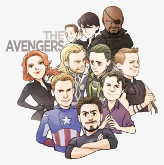 Avengers In A Box - Avenger Cute Fanart Hd Transparent PNG - 894x894 ...