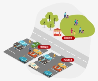 Honda Lpga Thailand > Map & Directions > Map Parking - Illustration