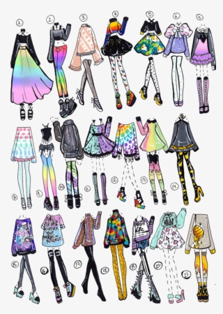 Draw Your Oc In This Outfit Clipart Drawing Clothing - Draw Your Oc Clothes