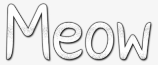 Meow Png - Calligraphy