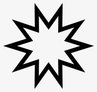 Starburst Rubber Stamp - Black Explosion Icon Png