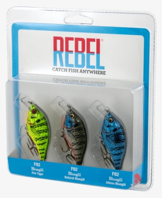 Bluegill 3 Pack - Rebel Bluegill Fishing Lure, 3-pack