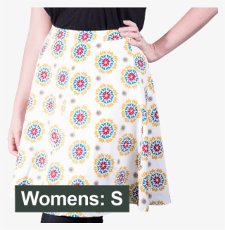 Sunburst Delta Pattern Women's Skirt - Skirt