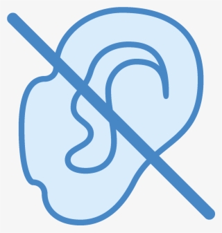 It Is A Human Ear With The Person's Head Not Visible - Not Hearing