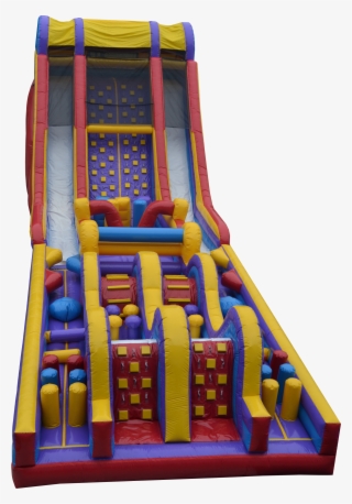 Giant Obstacle Course Inflatable - Bouncy House Obstacle Course
