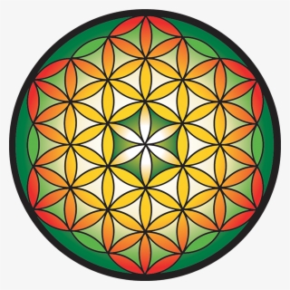 Flower Of Life - Sacred Geometry Circle Tattoo Transparent PNG ...