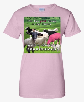 Pink Sheep Of The Family Funny T Shirt & Hoodie