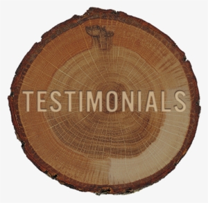 Testimonials Stump Graphic - Lumber
