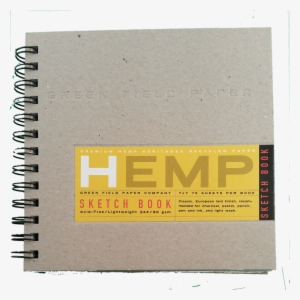 Hemp Medium X Air Soda - Green Field Paper Company Hemp Heritage Sketch Book,