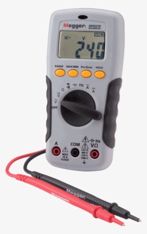 We Used It To Check The Polarities Of The Led, Ressitance - Megger Avo210 Digital Multimeter