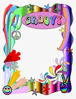 Psychedelic Peace Hippie Free Image On Pixabay - Hippie Photo Frame
