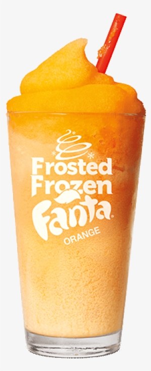 Burger King Has Two New Frozen Fanta Orange Drinks - Burger King Frozen Fanta