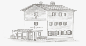 Skizze Selbstversorgerhütte In Saalbach Hinterglemm - Sketch