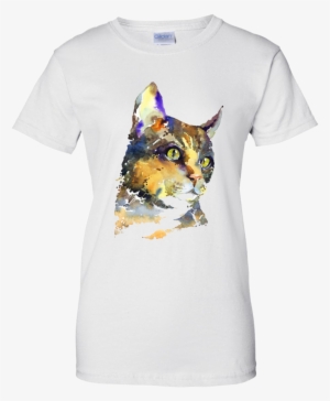 Watercolor Cat Inspiration Tee - Funny Star Wars Han Solo And Chewbacca