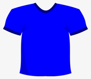 T-shirt Blue - Blue T Shirt Simple