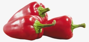 Three Red Peppers - Red Peppers Png