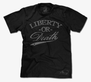 Liberty Or Death Jersey Black Front Template V=1523300119 - There Are Two Types Of People Shirt