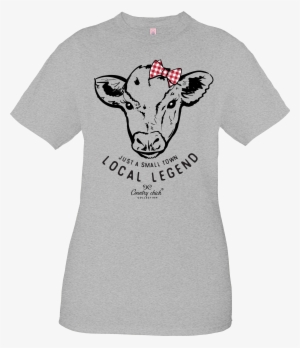 T-shirt Template Web Or Print - Simply Southern Local Legend Cow